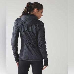 Rare Lululemon Rush Hour Jacket Coat Black • 2016 Retired Edition Size 12